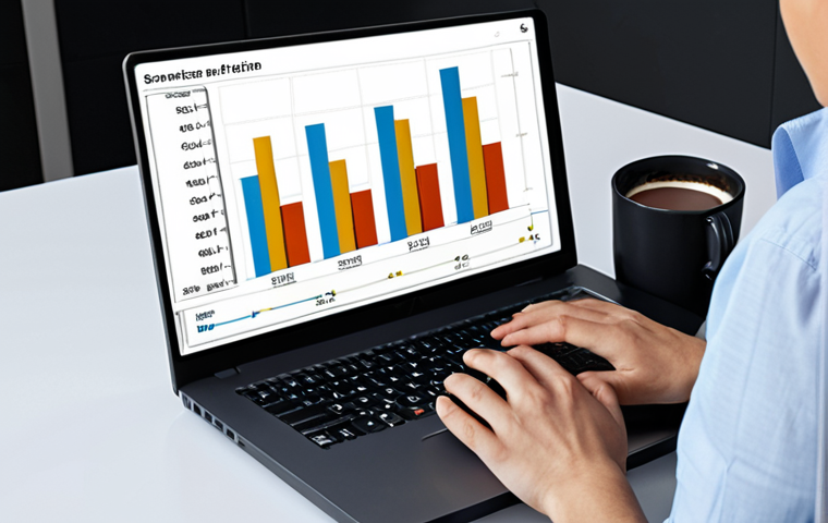 **
Prompt: *A beginner investor carefully reviewing charts and graphs on a laptop, highlighting the risk and return balance. Scatter plot illustration visualizes the diversification concept. Calm, educational, financial literacy theme. Modern Dutch setting.*
**